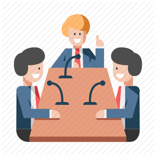 Businessman Clip Art Transparent Stock Huge - Meeting (512x512)