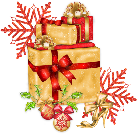 Presents Clip Art Boxes Gifts Tubes Noel Kersfees Christmas - Christmas Day (600x600)
