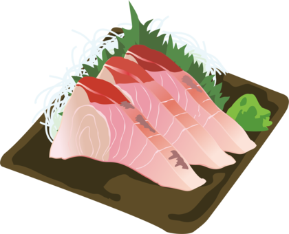 Sashimi Japanese Cuisine Sushi California Roll - Sashimi Icons (420x340)