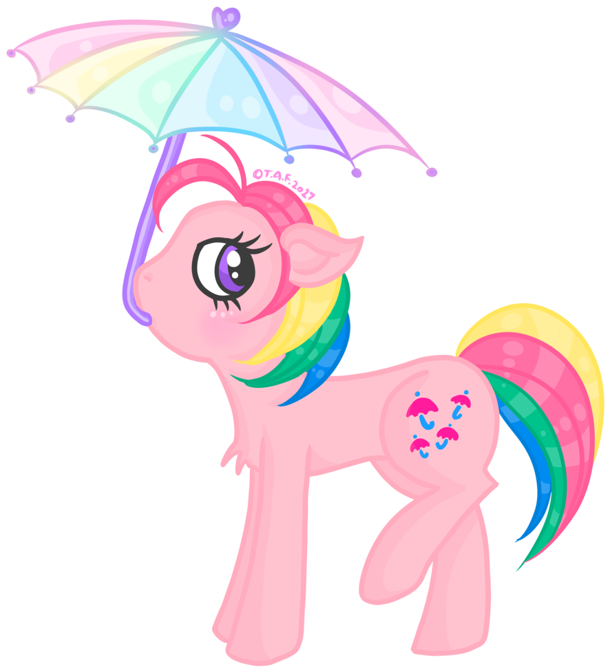 Crystal-sushi, Earth Pony, Female, G1, Mare, Parasol, - Sushi Crystal (1024x1024)