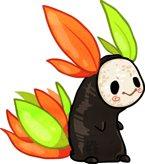 Sushi By Griffsnuff - Griffsnuff Drawings Oc (477x538)