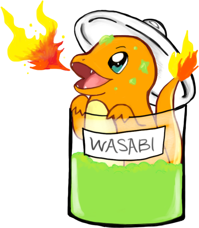 Poke Sushi Sampler Sticker Sheet - Cartoon (1050x1050)