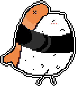 Royalty Free Library Birb Drawing Sushi - Royalty Free Library Birb Drawing Sushi (400x400)