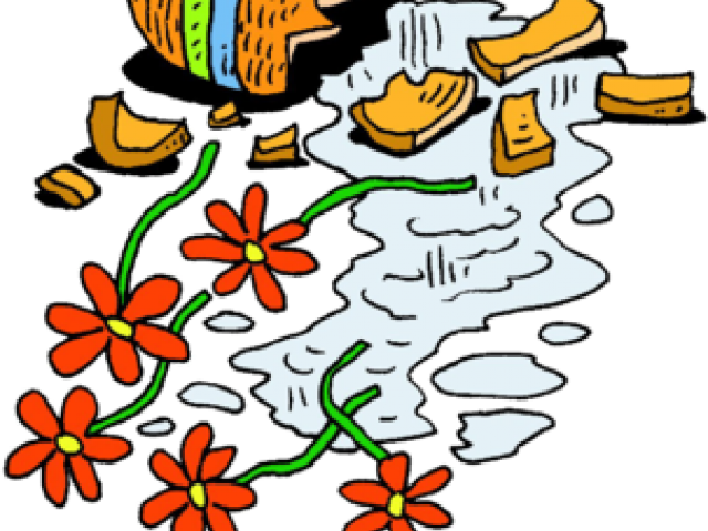 Vase Clipart Cracked - Broken Vase Clipart Png (640x480)