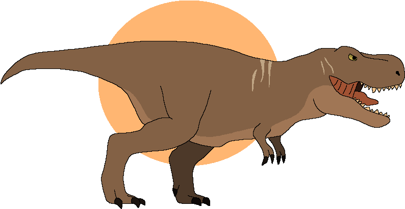 Vector Free Trex Clipart Running - Digital Art (800x500)