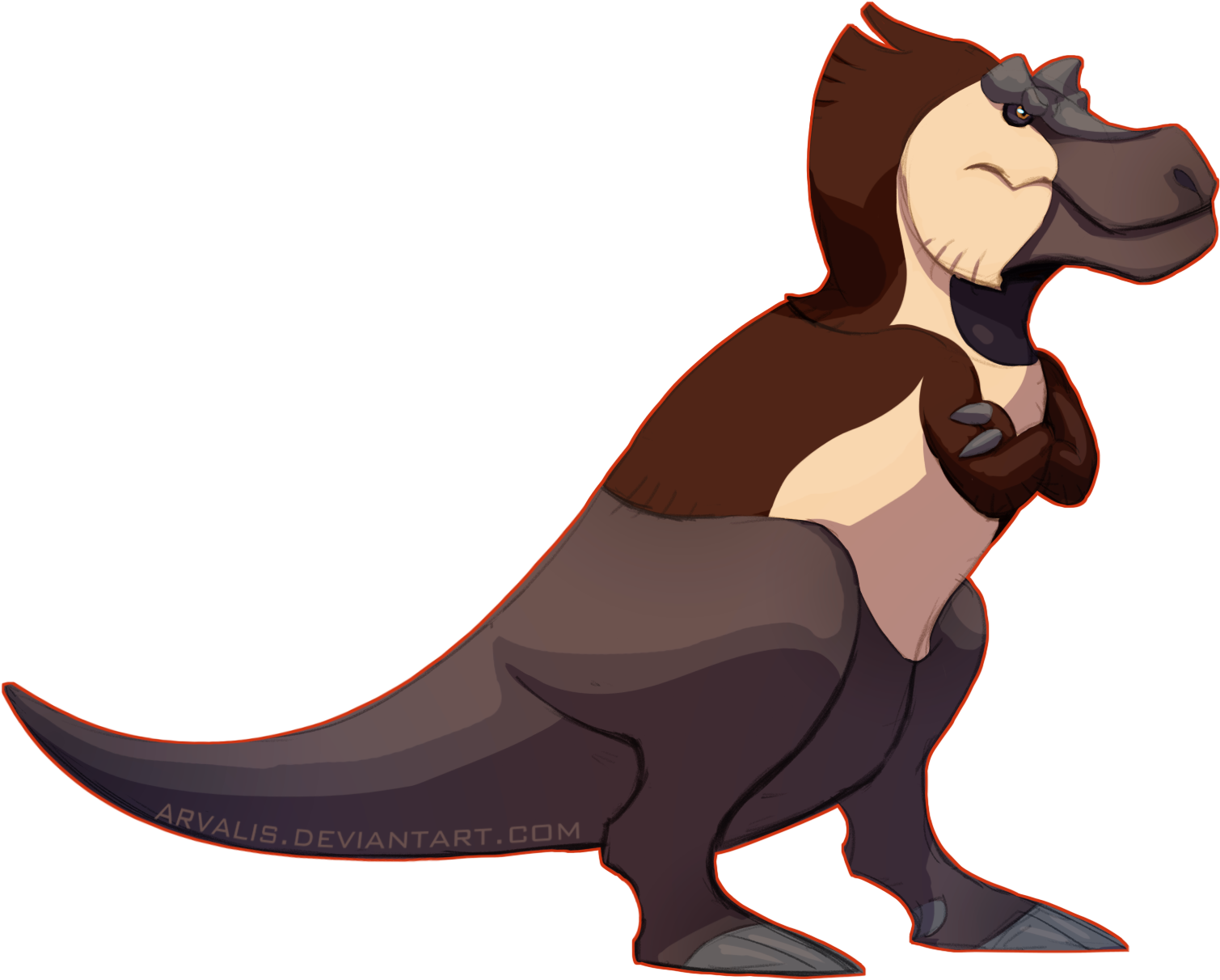 Tyrannosaurus Rex Clipart Carnivore - Saurian T Rex Fan Art (1590x1251)