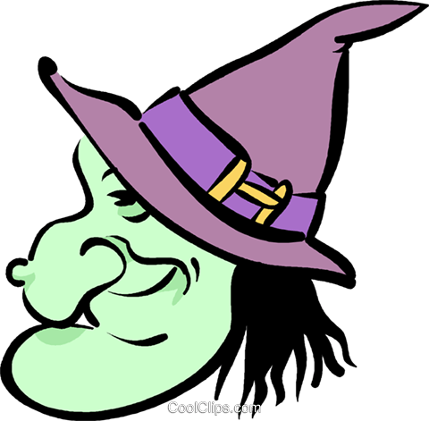 Witches Royalty Free Vector Clip Art Illustration - Witches Royalty Free Vector Clip Art Illustration (480x471)