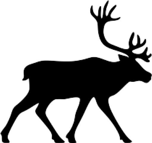 Caribou Silhouette (640x480)