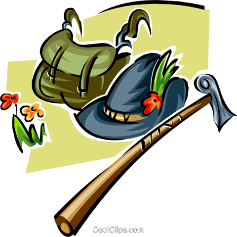 Simple Hiking Clipart Images Wandern Vektor Clipart - Wandern Clipart (480x479)