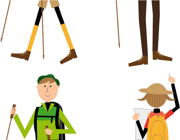 Hiking Clipart Walker - 18歲のみちしるべ: 灘校卒業・東大理3に在籍しながら司法試験・公認会計士試験に現役合格した著者が, (640x480)