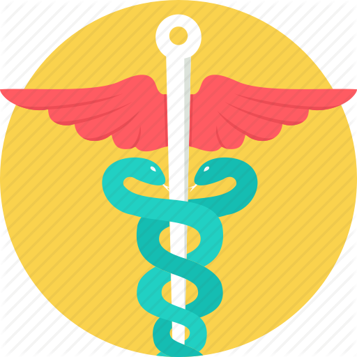 Caduceus Flat Icon Clipart Computer Icons Staff Of - Medical Symbol (512x512)