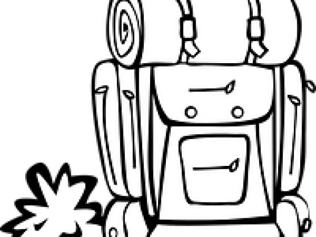 Hiking Clipart Backpacker - Backpacking Clip Art (640x480)