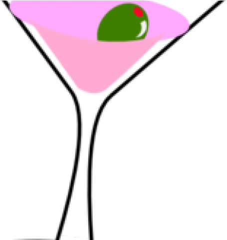 Martini Clipart Woman Drinking Cocktail - Martini Clipart Woman Drinking Cocktail (640x480)