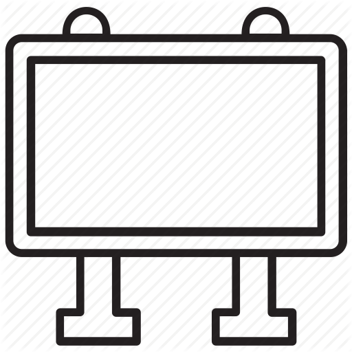 Billboard Clipart Advertisement Board - Display Ads Icons Png (512x512)