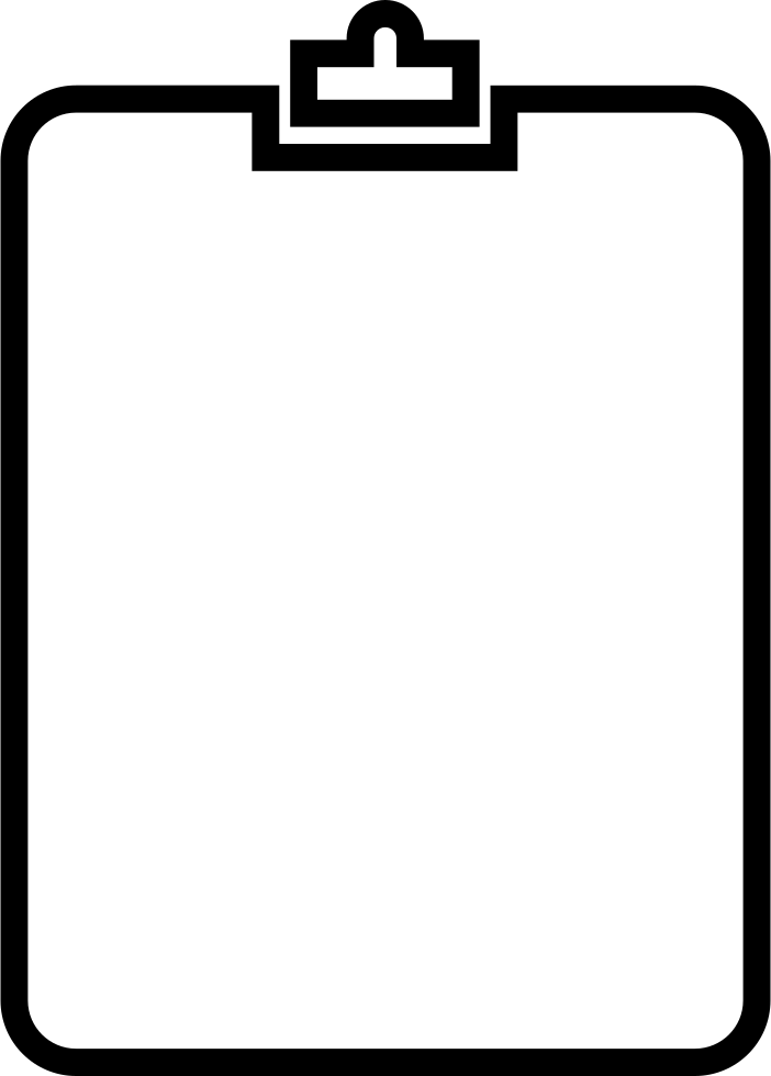 Clipboard Clipart Clip Board - Portable Network Graphics (702x980)