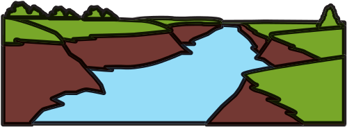 River Landscape Clipart Transparent - Soil River Icon (550x550)