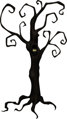 Boogie Woogie Boo - Creepy Clip Art (281x500)