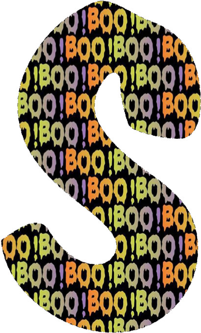 B *✿*letras Boo - Letter (460x705)