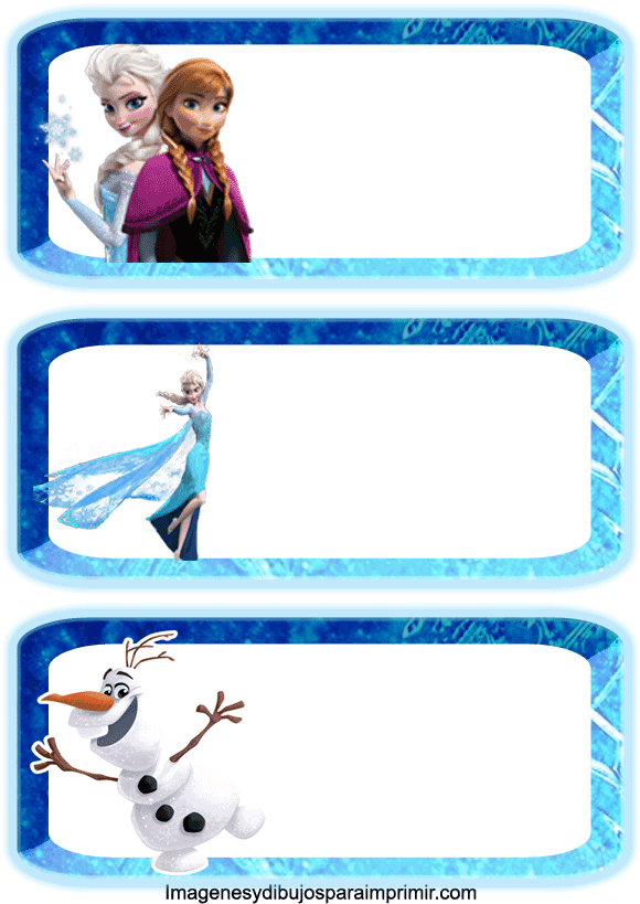 Frozen Notebook Labels Printable Clipart Elsa Paper - Etiquetas Da Frozen Para Imprimir (595x842)