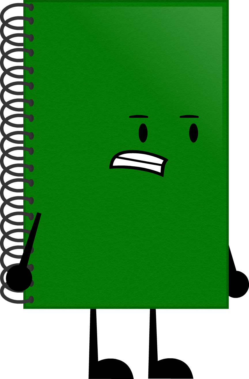 Notebook Clipart Old Notebook - Notebook From Object Lockdown (864x1317)