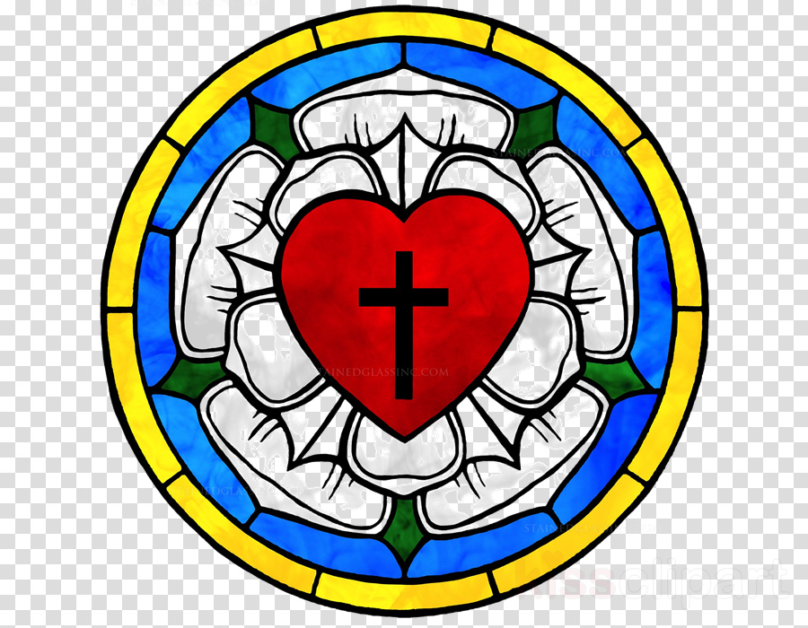 Luther Rose Clipart Reformation Ninety-five Theses - Dios Luteranismo (900x700)