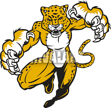Clipart Info - Cheetah Mascot (361x354)