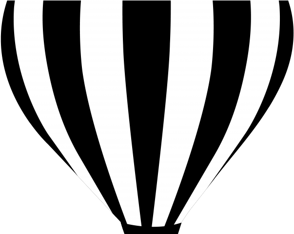 Hot Air Balloon Clipart Red White Blue - Clip Art (640x480)