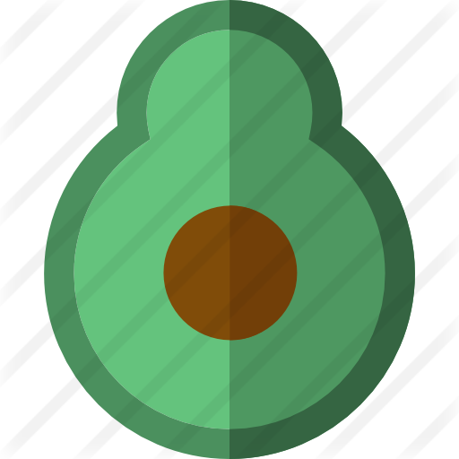 Avocado Free Icon - Circle (512x512)