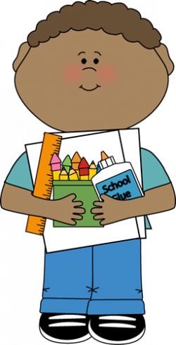 Homework Clipart Monitor - Supply Monitor Clipart (250x490)
