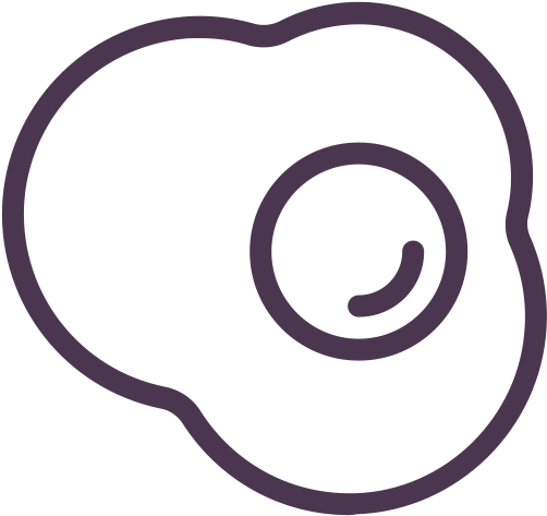 Plate Of Scrambled Eggs Png - Scrambled Eggs Icon Png (512x512)