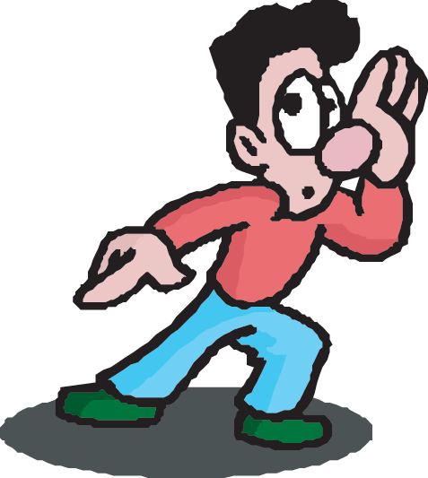 You Can't Smell A Flower With Your Ear - Cartoon (477x533)