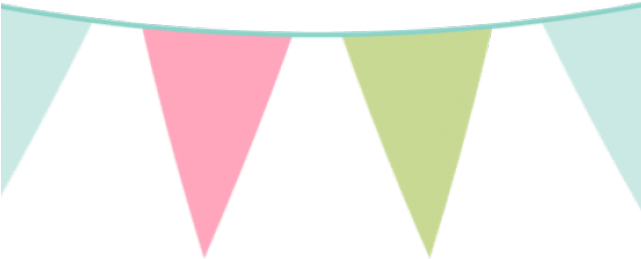Teal Clipart Pennant Banner - Circle (640x480)
