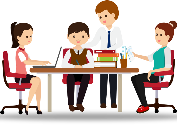 Collaboration Clipart Organization Skill - Lecturer Cartoon Logo (600x600)