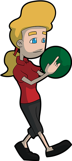 Cardinal Lanes Shipyard Wednesday Womens League At - Cartoon (518x626)