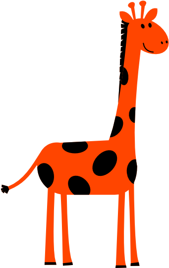Elmo Png Image - Red And Black Giraffe (555x555)
