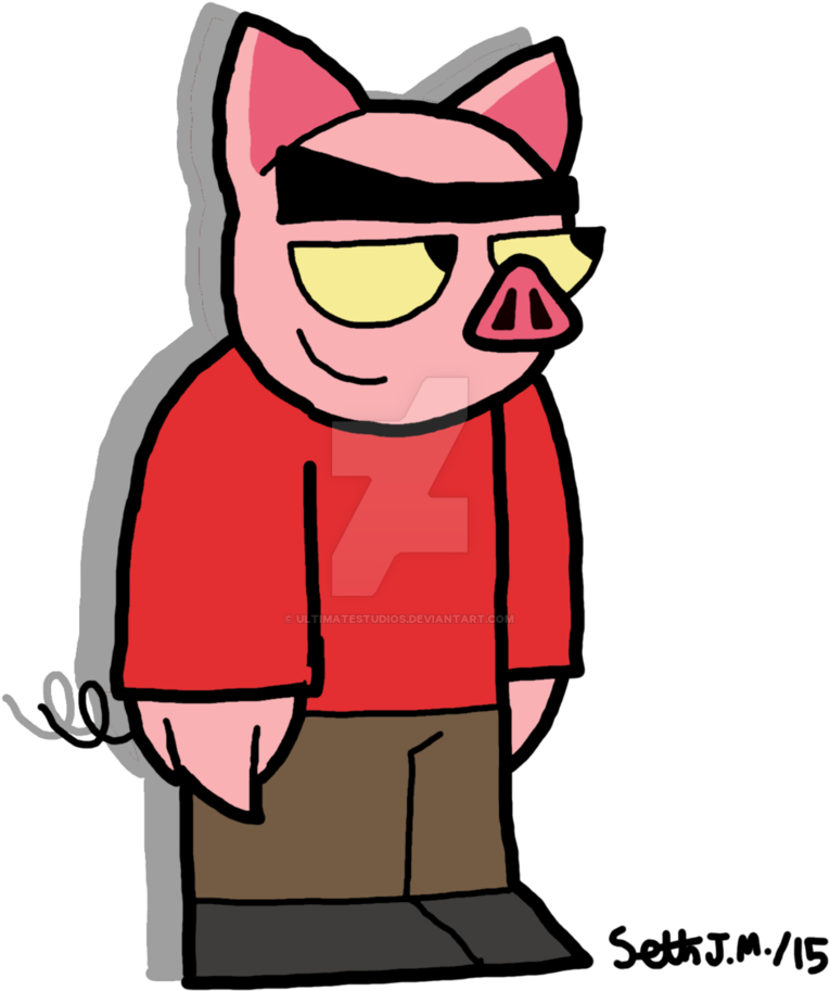 Ham Transparent Drawn - Drawn Together Spanky Ham (829x963)