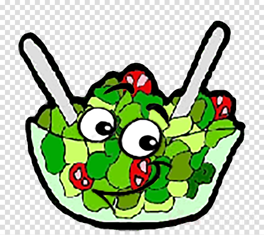 Garden Salad Clipart Caesar Salad Taco Salad Clip Art - Cartoon Picture Of Salad (900x800)