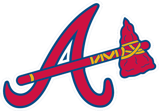 The Best Is Yet To Come April 2011 Braves Broken Tomahawk - Atlanta Braves Baseball Logo (545x394)