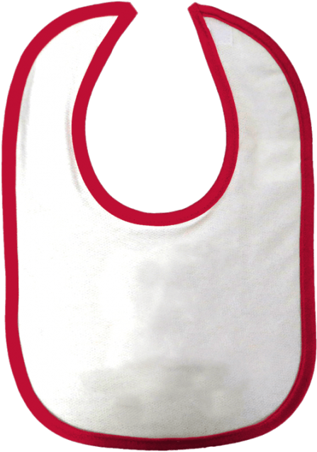 Clip Art Velcro Baby Bib With Transparent Background - Baby Bib Png (446x670)