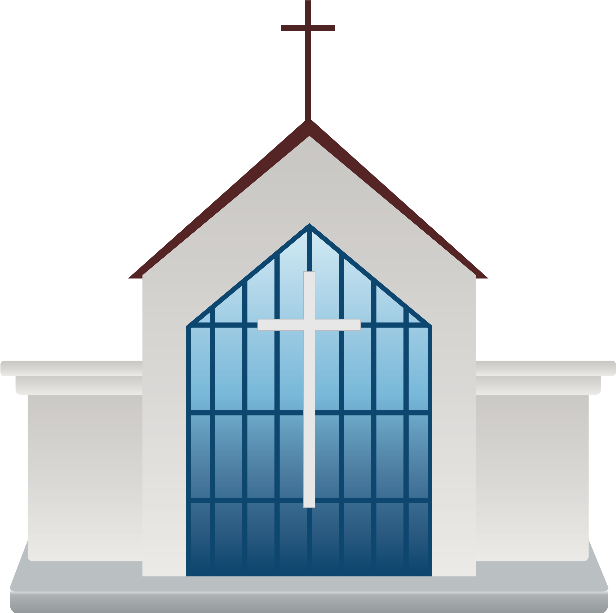 Clipart Free Courthouse Clipart Public Building - Church Drawing (2500x2474)