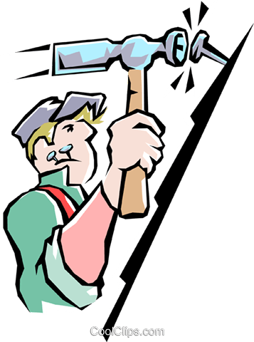 Handyman Royalty Free Vector Clip Art Illustration - Handyman (357x480)
