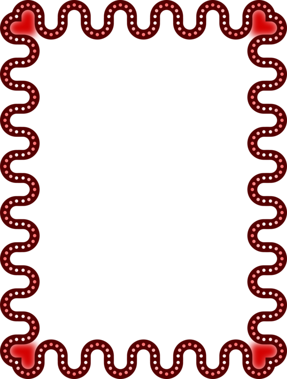 Picture Frames Line Point Love - Picture Frame (568x750)