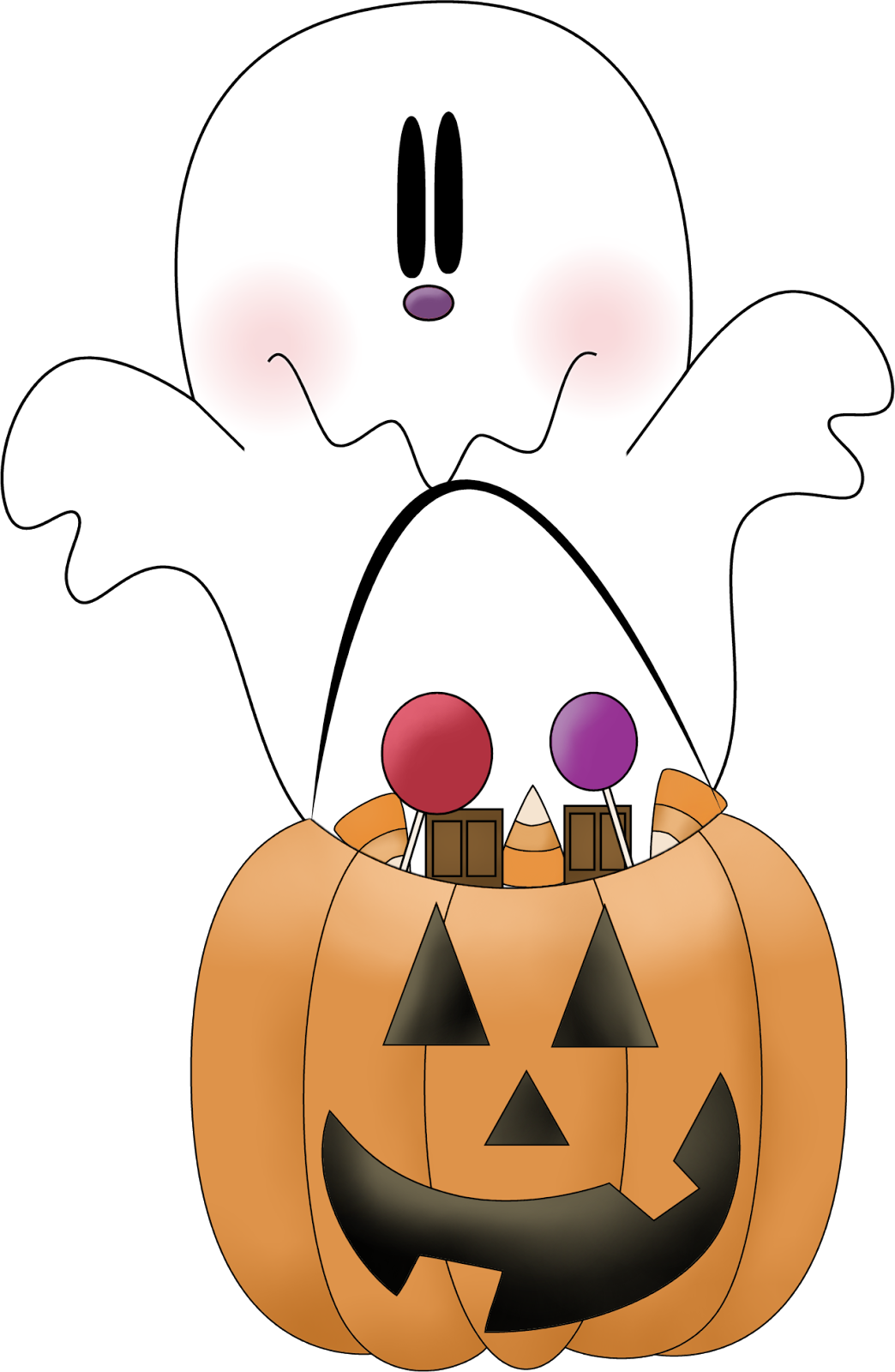 Halloween Ghosts, Diy Halloween, Halloween Images, - Calabazas Y Fantasmas Dibujo (1044x1600)