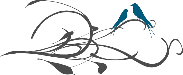 Birds On A Branch Clipart - Birds On A Branch Clipart (600x246)