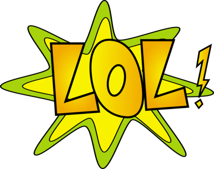 League Of Legends Lol Emoticon Laughter Smiley - Laugh Out Loud Png (431x340)