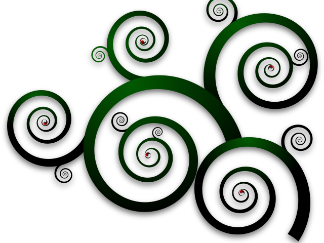 Spiral Clipart Design - Curve Line Designs Png (640x480)