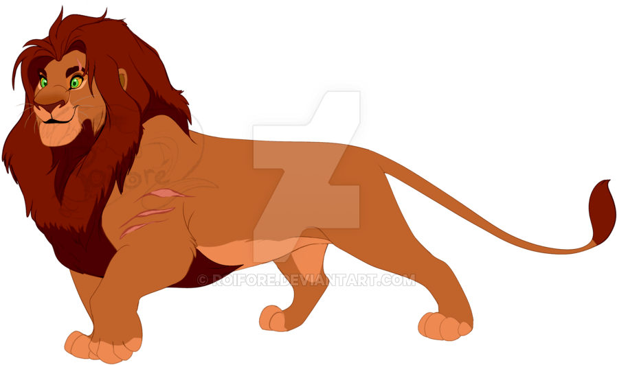 Smore Clipart Black And White - Masai Lion (1024x640)
