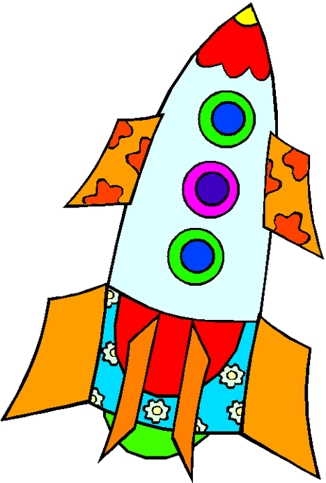 Rasor Elementary - Toy Rocket Clipart (471x700)