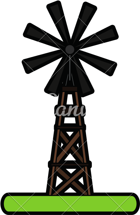 Windmill Rural Icon - Propeller Vector (800x800)