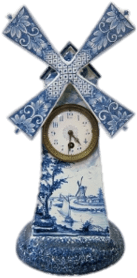 Delft Windmill Clock - Clock Tower (400x400)